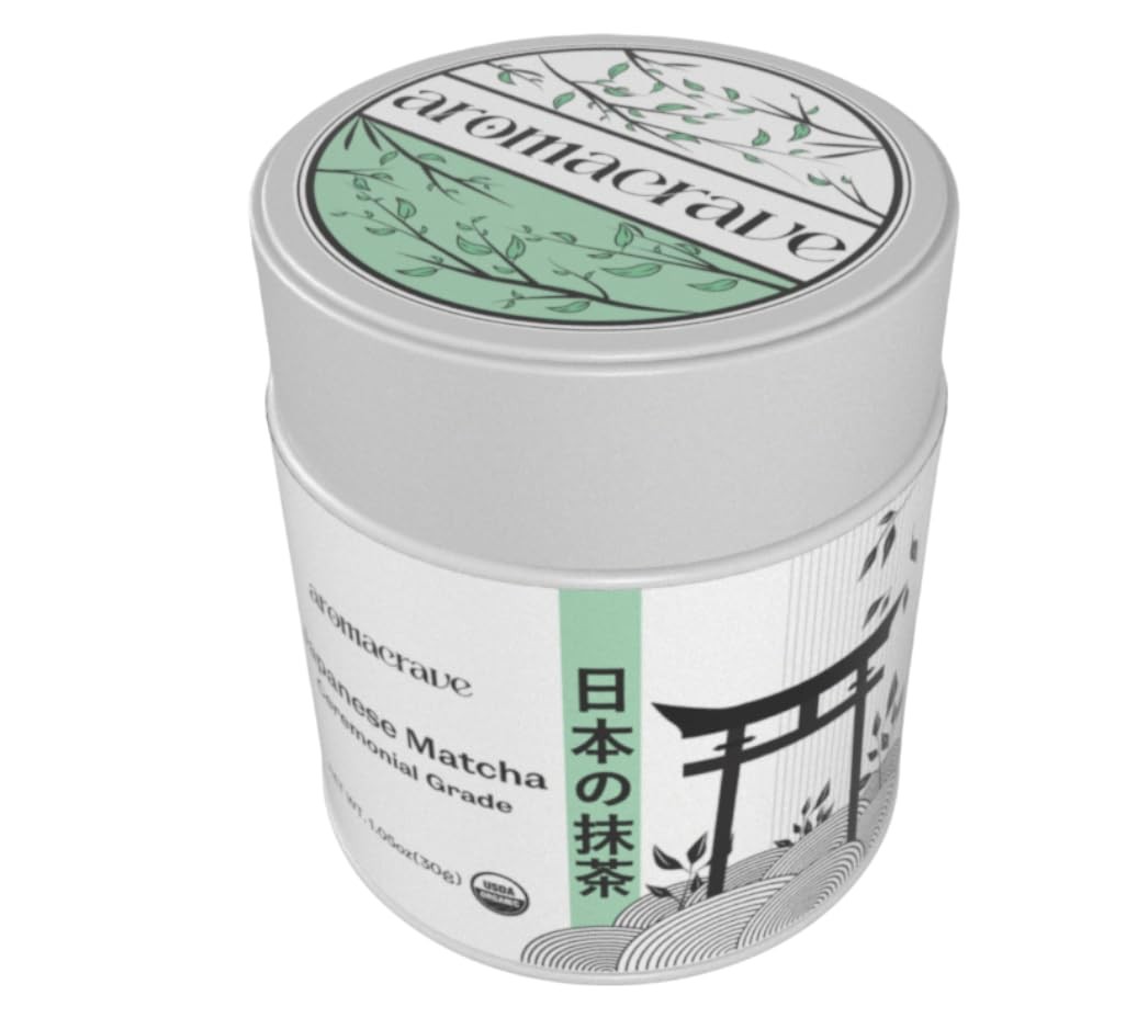 Japanese Matcha Green Tea Powder – Ceremonial Grade – Premium Finely Ground G…