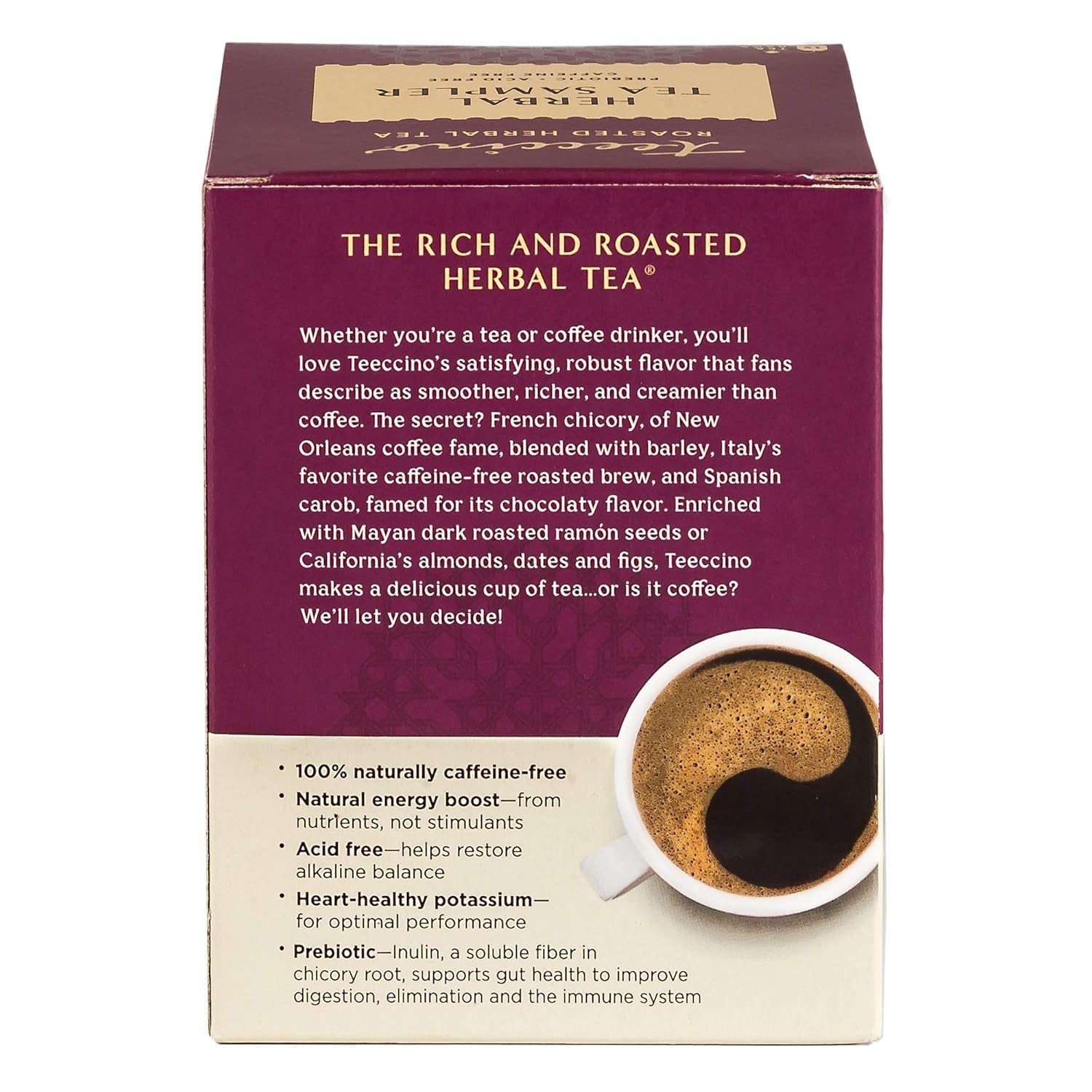 Organic Herbal Tea Sampler: 12 Bags of Caffeine-Free Tea for Natural Energy
