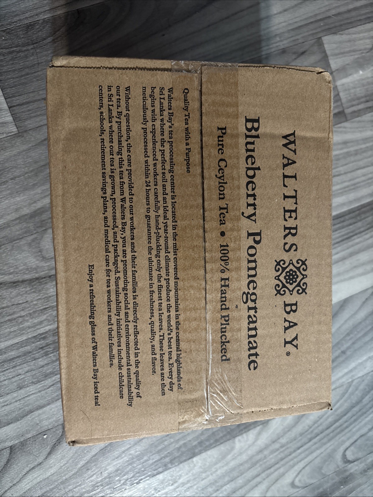 Walter’s Bay Blueberry Pomegranate Ice tea. 32×3 Gallon Hi-Flo Filter Bags