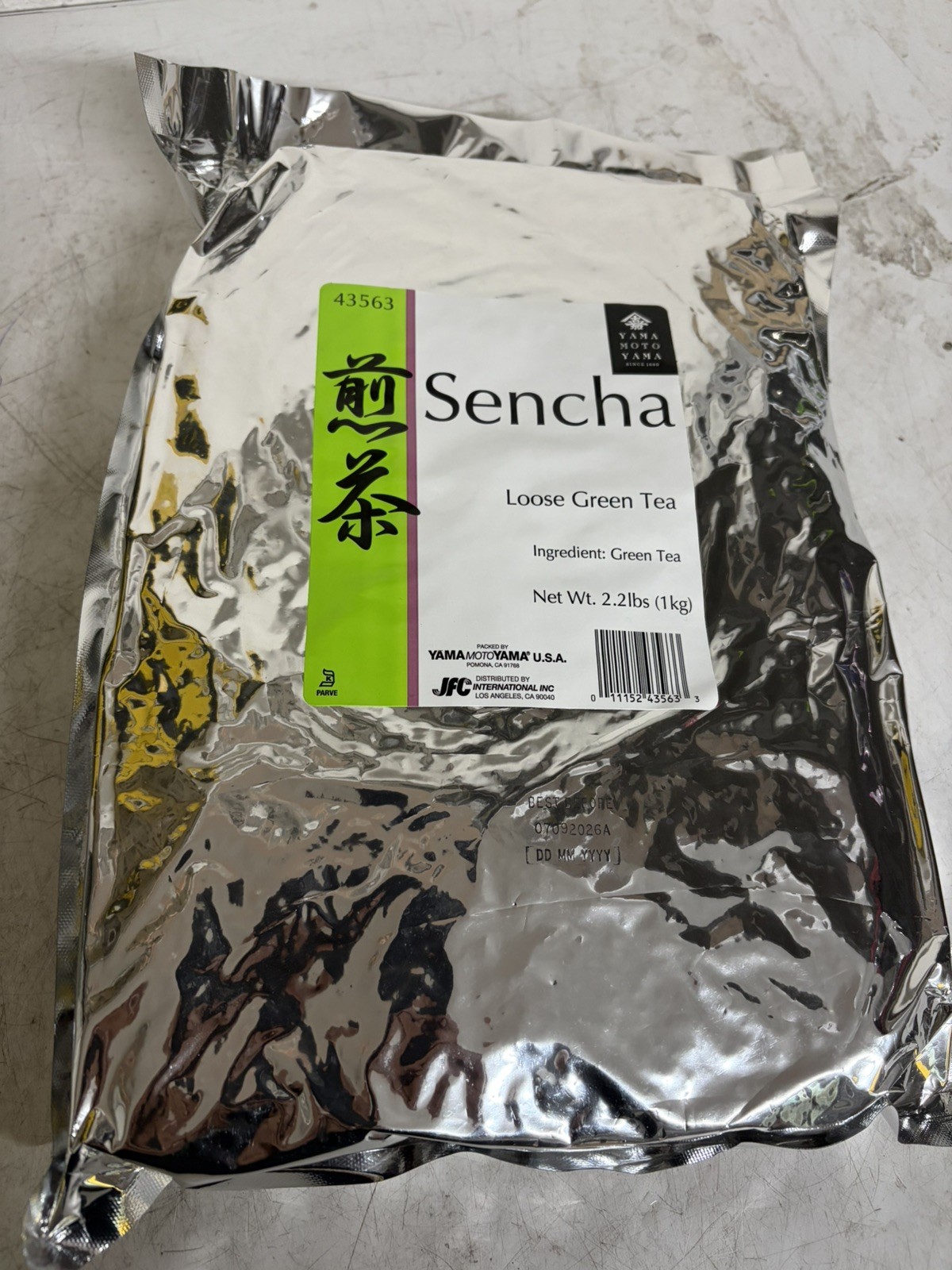 Sencha loose green tea 2.2lbs #43563