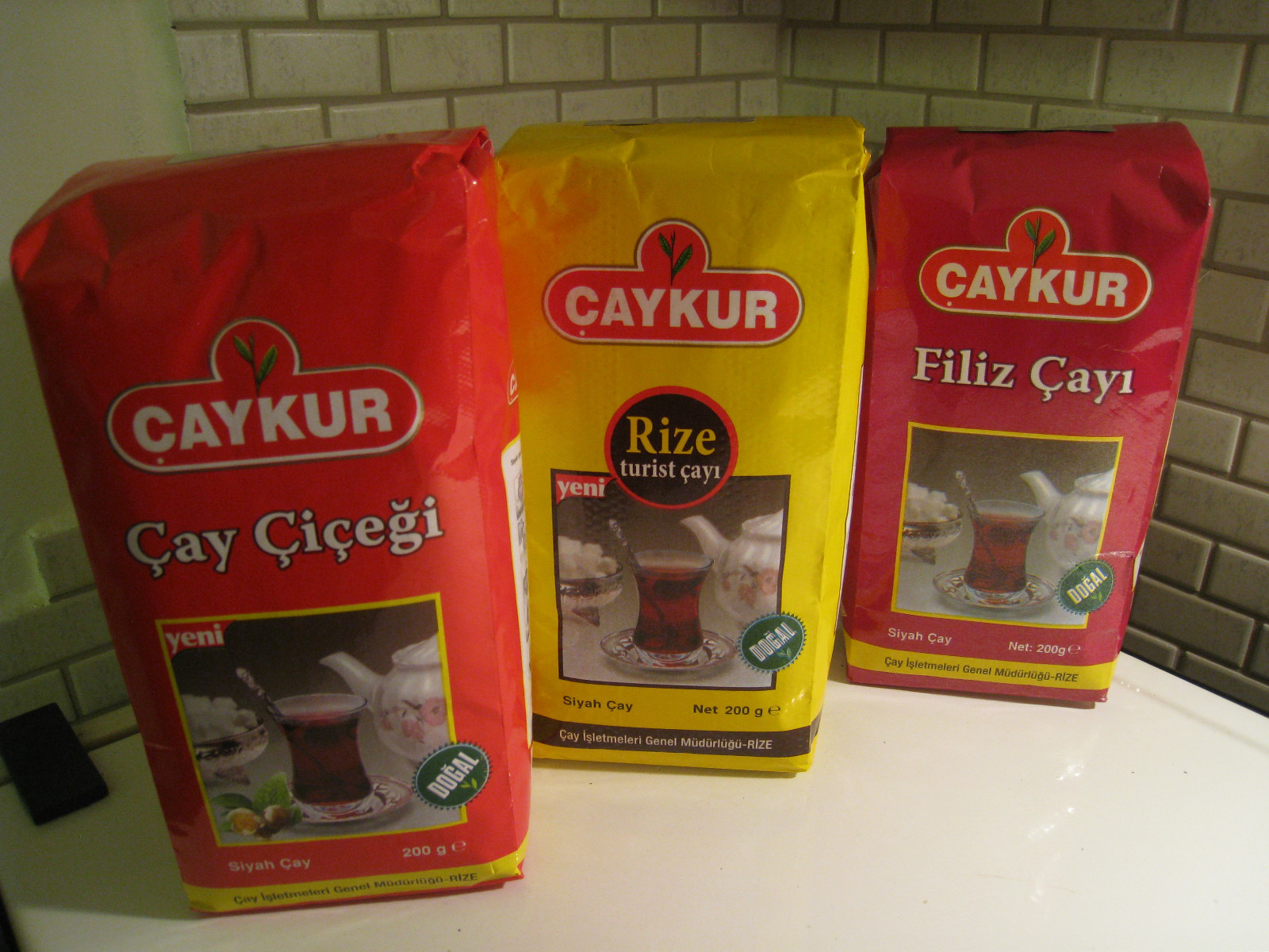 CAYKUR AUTHENTIC TURKISH BLACK TEA,Rize Tourist,Altinbaş,Filiz,Cay Cicegi 200gr.