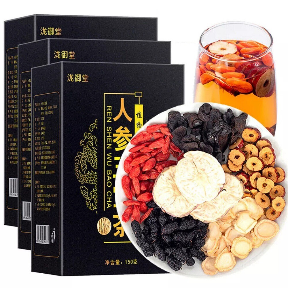 Ginseng Six Treasures Kidney Tea Chinese Herbal Formula