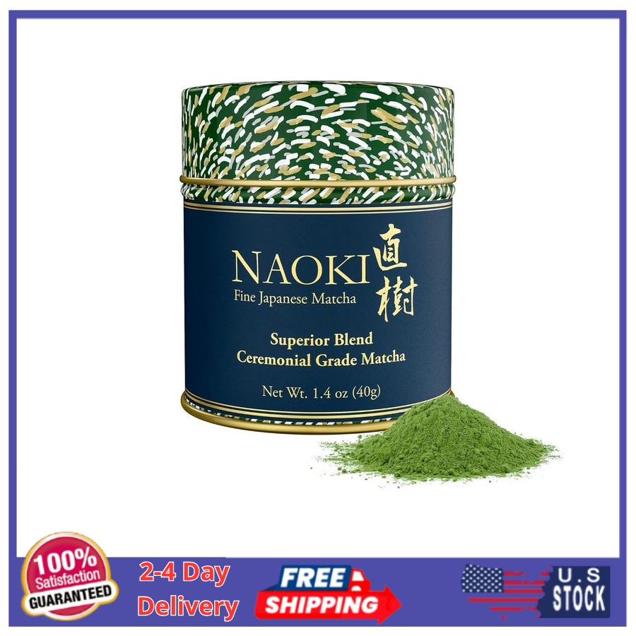 Naoki Matcha Superior Ceremonial Grade Japanese Green Tea Powder 40g
