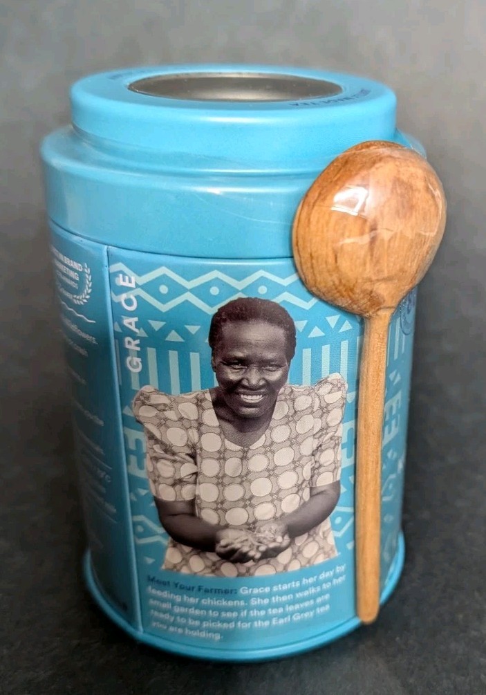 Justea Kenyan Earl Grey Loose Leaf Black Tea 3.2 Oz Premium Quality Drink