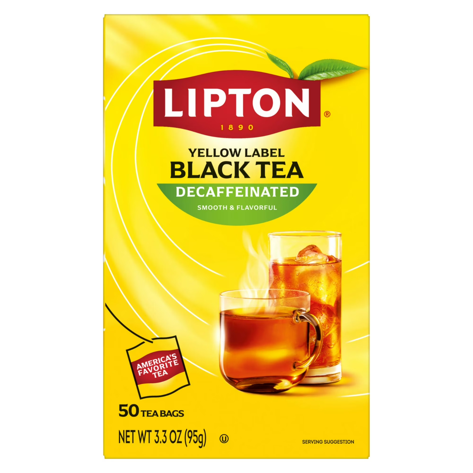Lipton Black Tea Bags Decaffeinated, 50 Count,,,,,,…