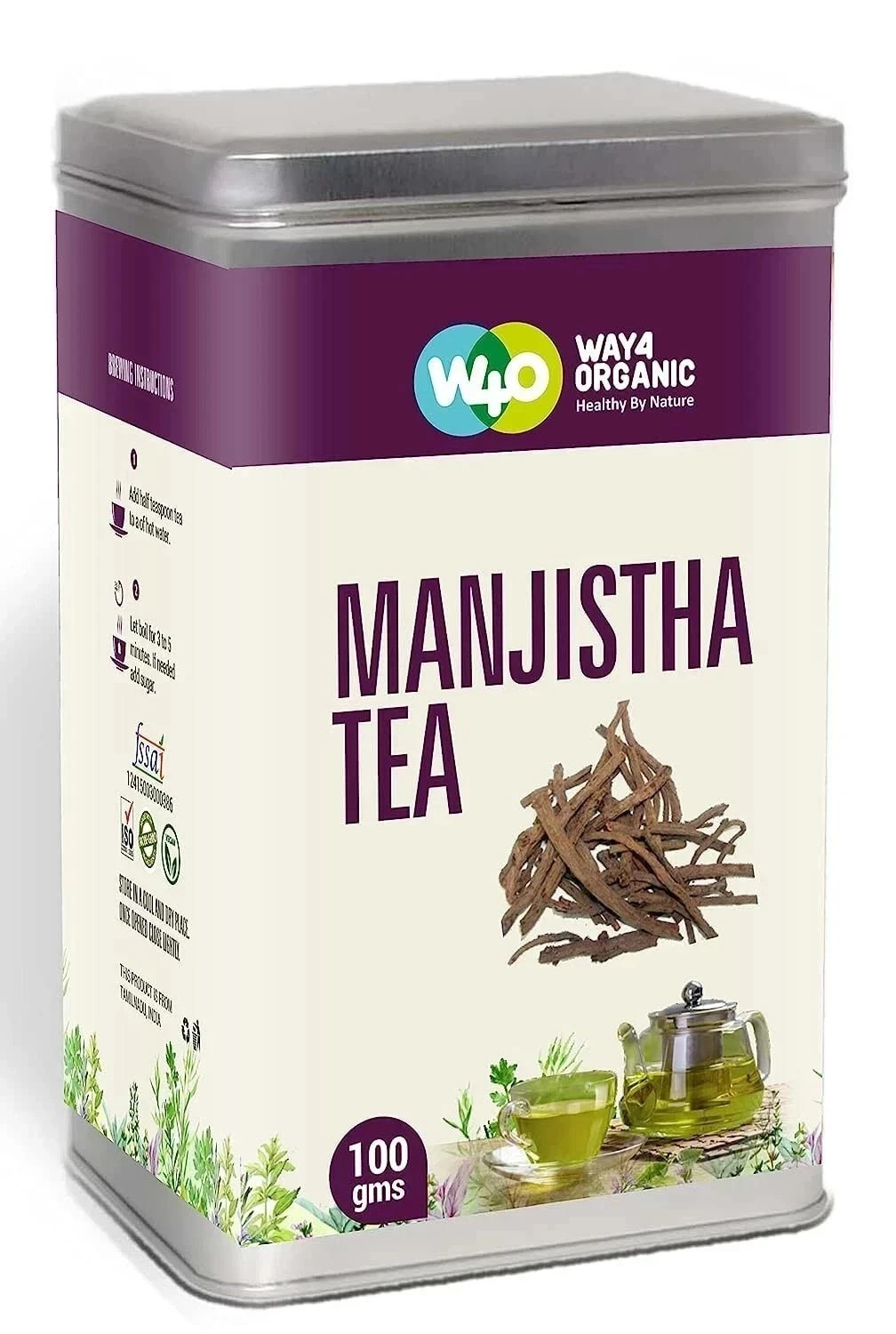 WAY 4 ORGANIC Manjistha Tea 100 g