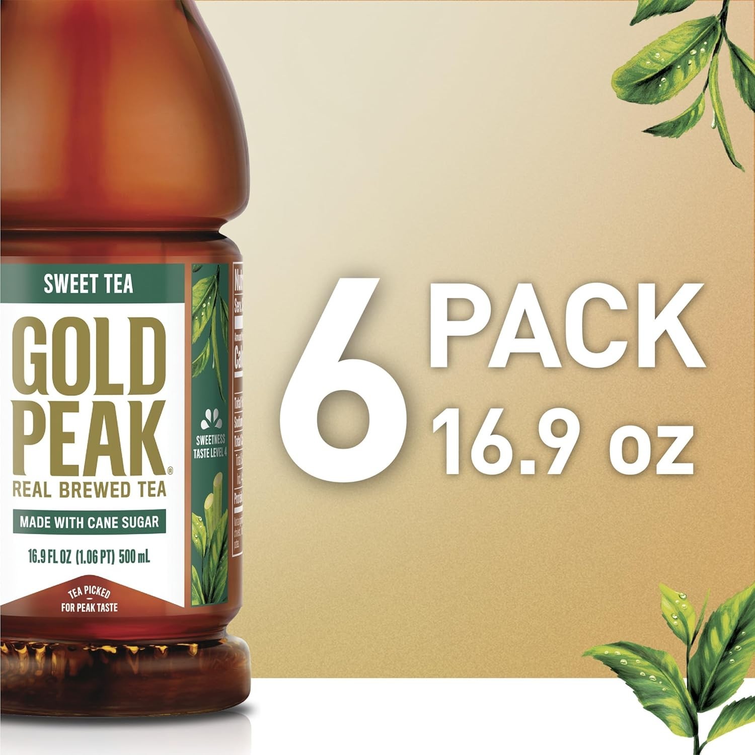 High-Quality Sweet Tea 6 Pack, 16.9 fl oz – Refreshing Flavor for All Occasions