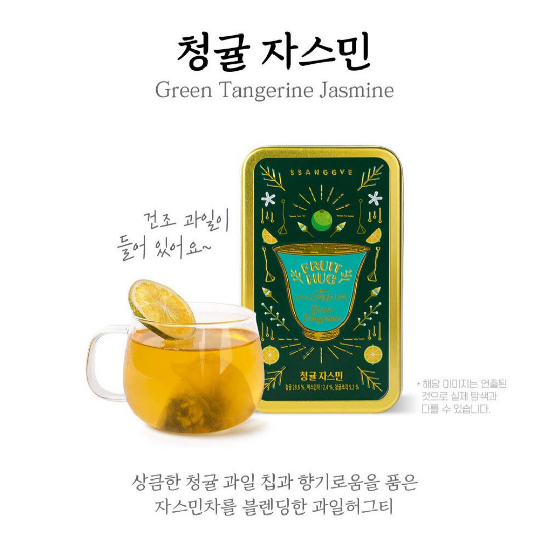 [SSANGGYE] Fruit Hug Tea Can Blended Tea With Fruit Chip