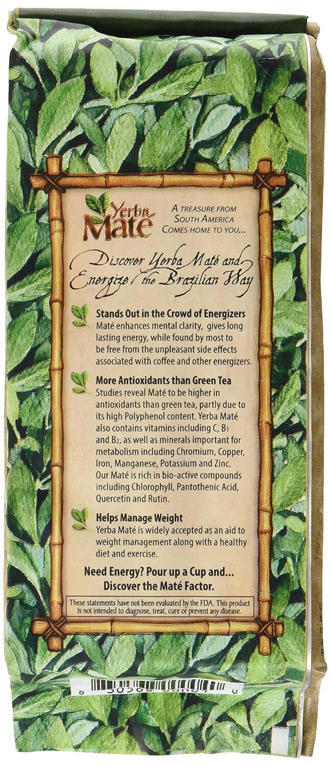 The Mate` Factor Organic Yerba Fresh Green Loose Tea 12 Oz