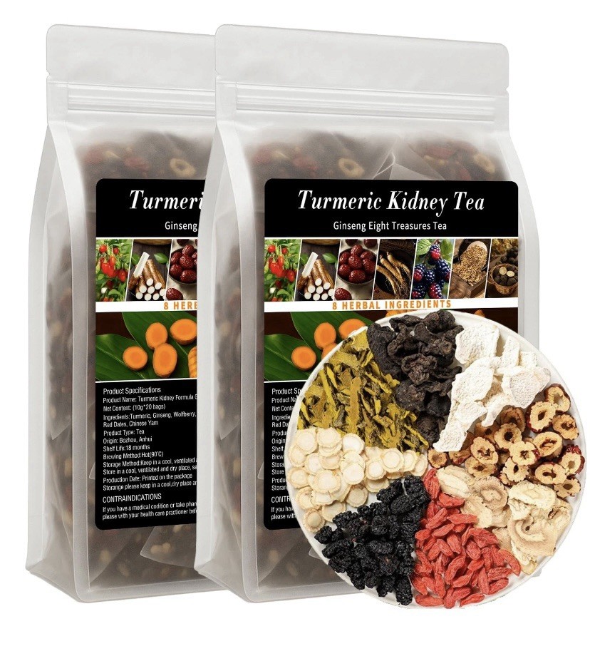Ginseng-infused Eight Treasure Tea Kidney Ginseng Wolfberry More! 200gm 2027 USA