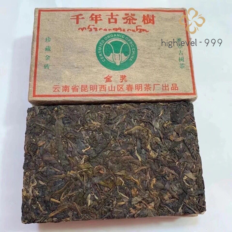 2003 Yunnan Chun Ming Pu’er Tea Pu-erh Raw Tea Brick Old Tree Puerh 250g