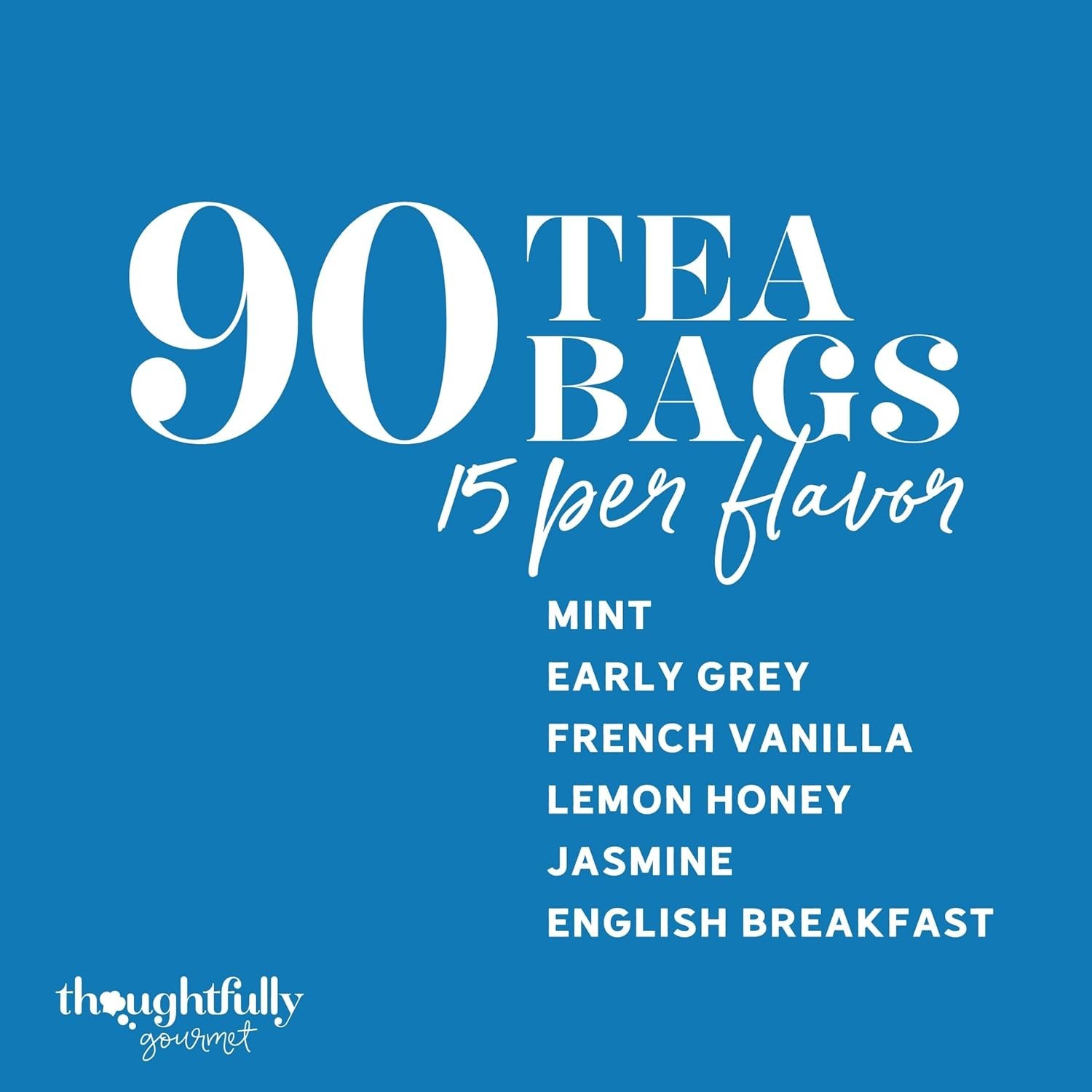 Deluxe 90 Count Tea Affirmations Set – Enjoy 6 Flavors with Bible Inspiration