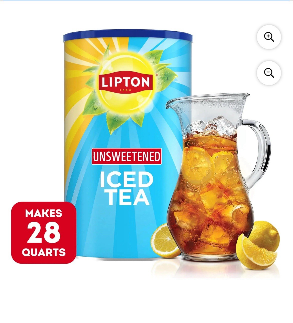 Lipton Southern Sweet Powdered Tea Mix, 28 Quarts