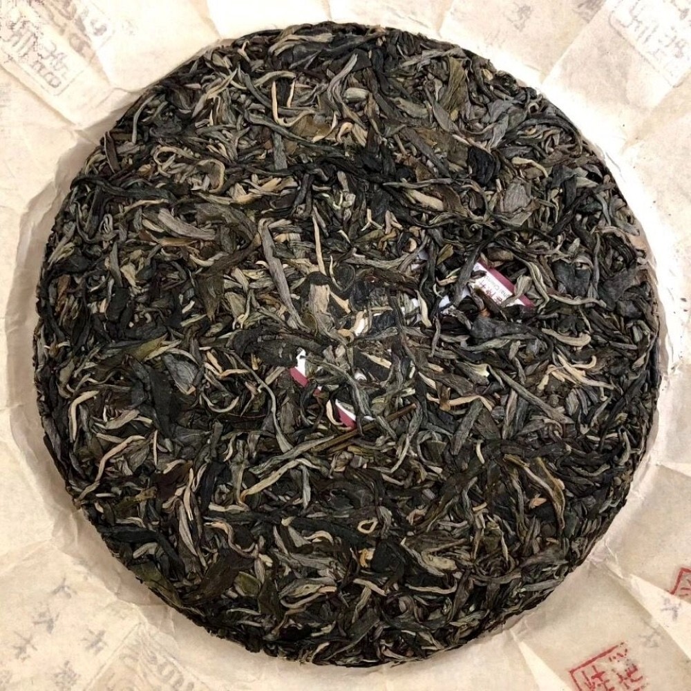 Pu-Erh tea,2020,ChenShenghao,霸王青餅 Bawang Green Cake,357g,Raw