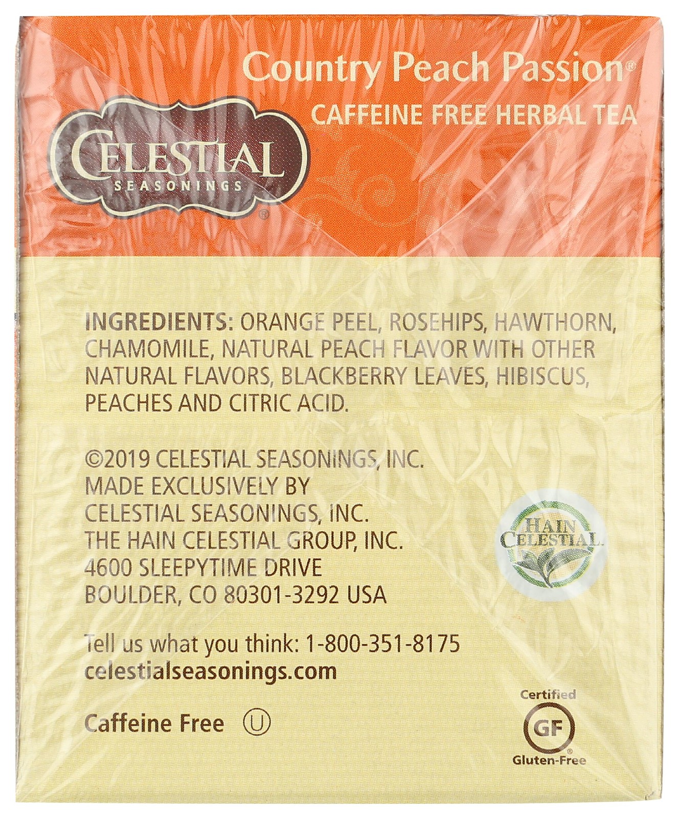 Celestial Seasonings Natural Herb Tea, Country 20 Count (Pack of 1), …
