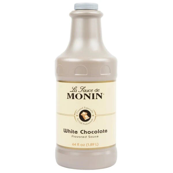 Monin White Chocolate Sauce (64oz), H-Chocolate-WMS