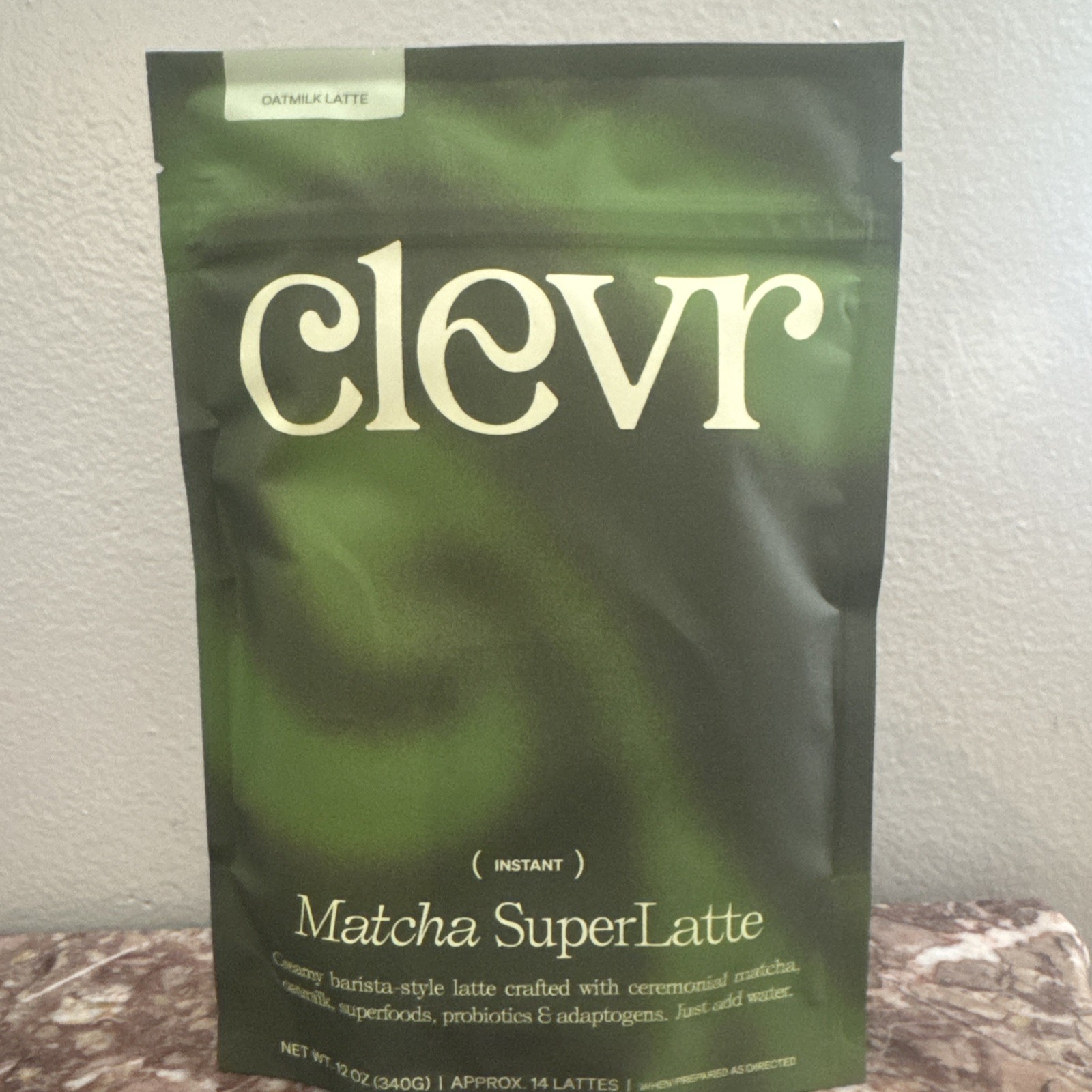 Clevr Blends Organic Matcha Green Tea Latte Instant Ceremonial Grade Matcha S…