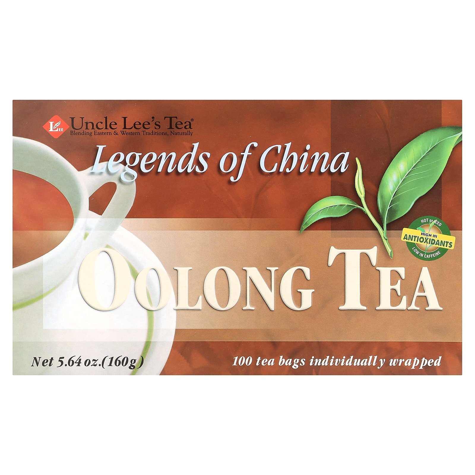 Legends of China, Oolong Tea, 100 Tea Bags, 5.64 oz (160 g)
