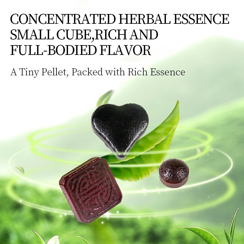 Herbal Tea Extract Cube Gift Set 4 Flavors Concentrated Tea Cubes Premium Box