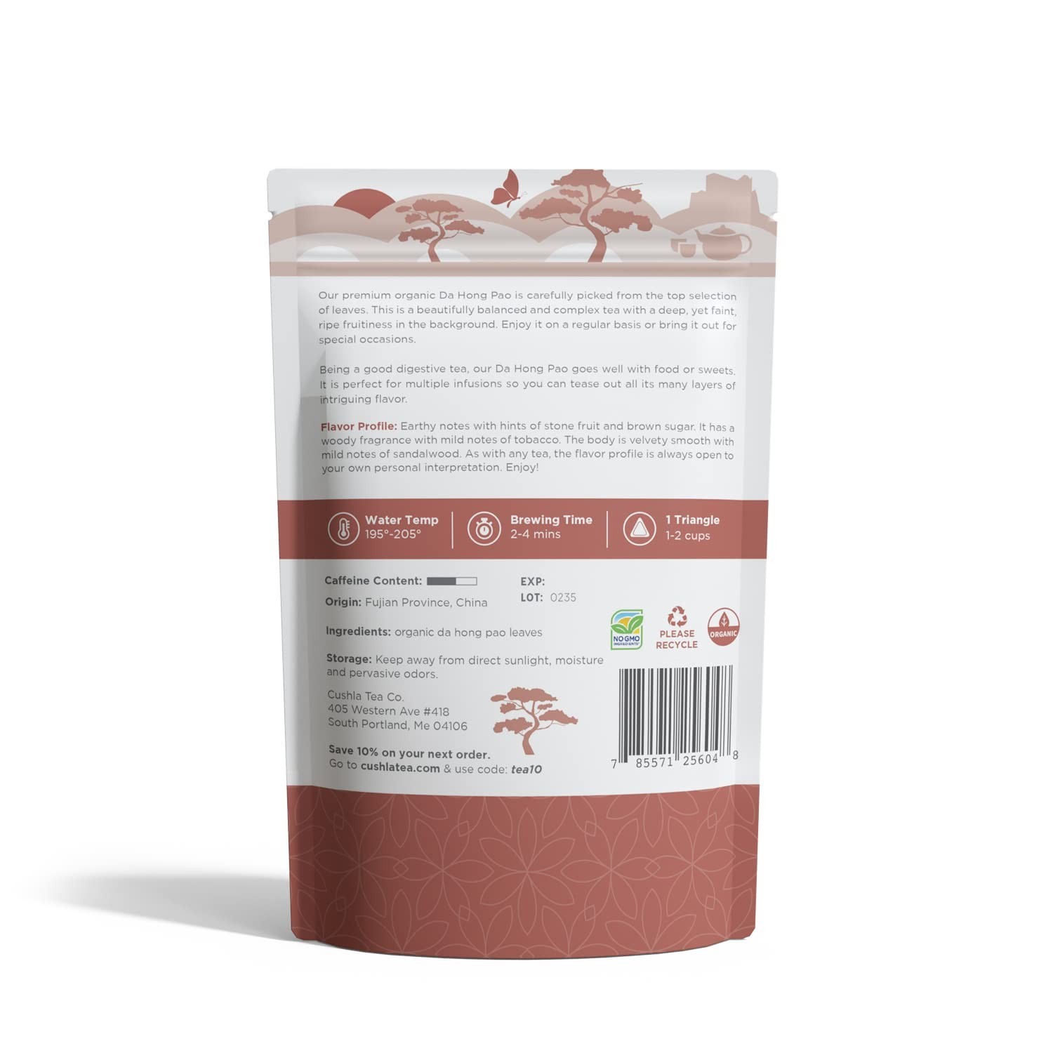 Da Hong Pao Oolong Triangles – Fujian Wuyi Rock, Big Red Robe Roasted Wu Long