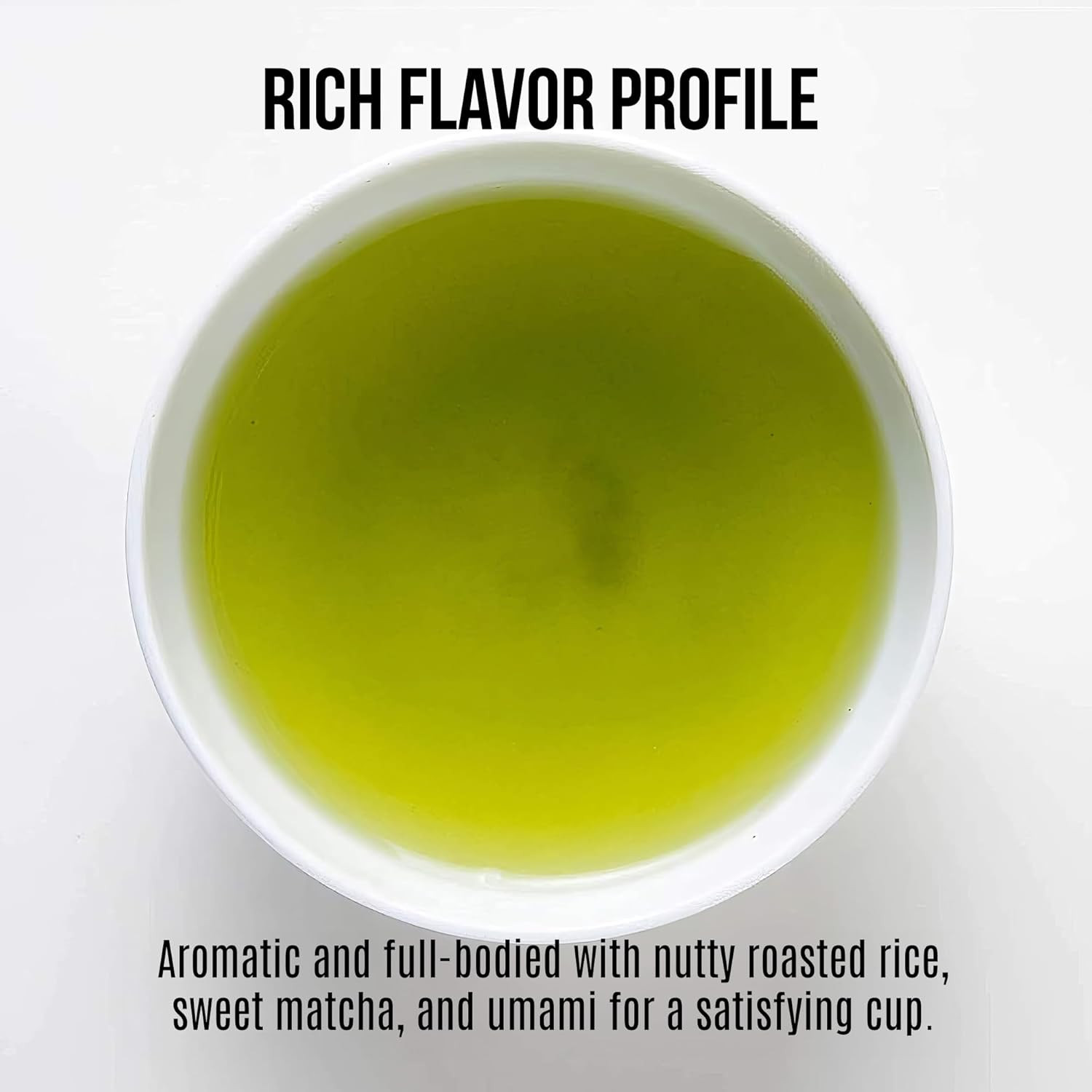 | Premium Genmaicha with Matcha | Japanese Green Tea Blend | Loose Leaf (3.5Oz/1