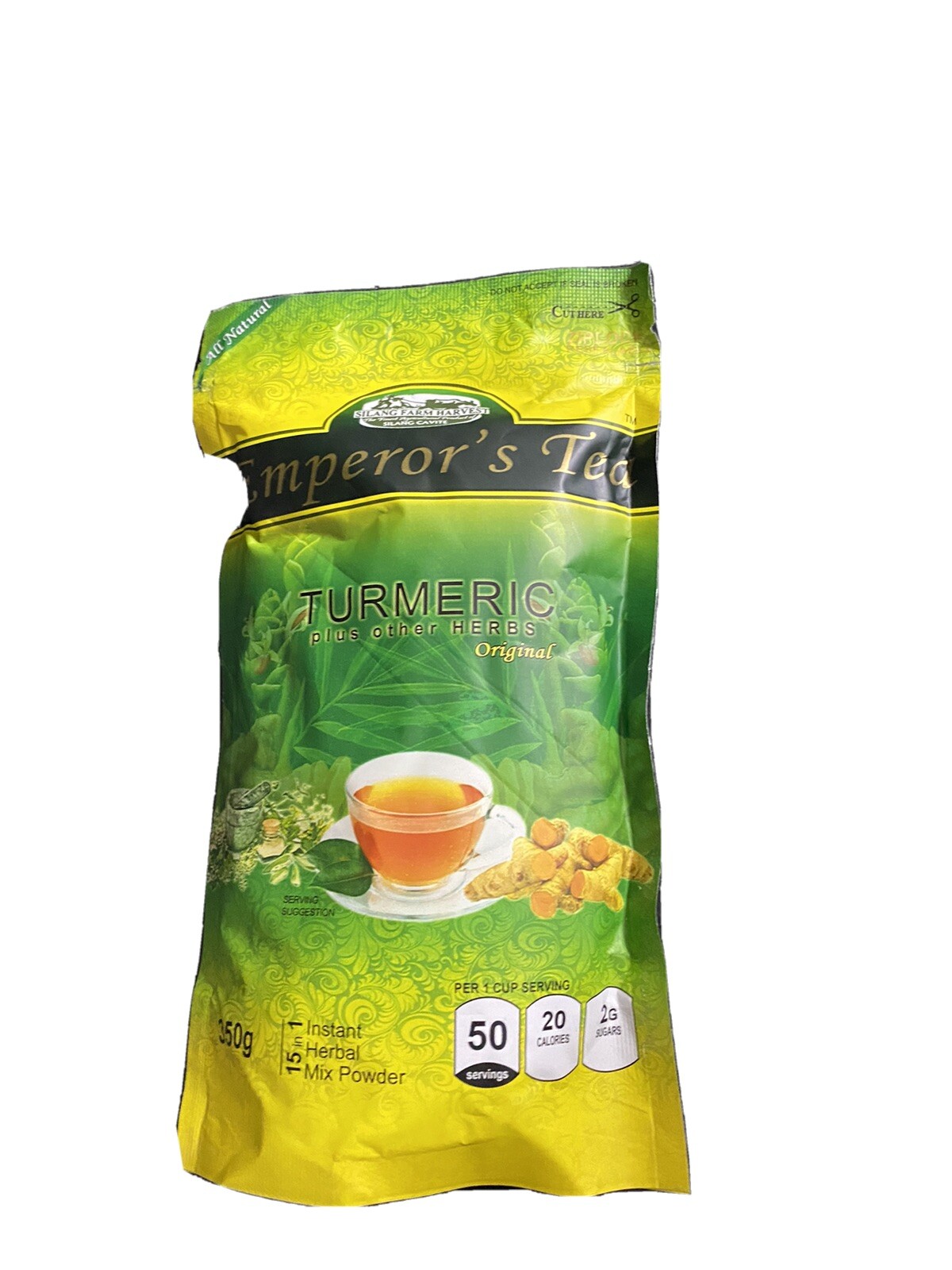 1PK Emperors’s Tea Turmeric 15 In 1 Herbal Mix Powder 50 Servings USA Seller