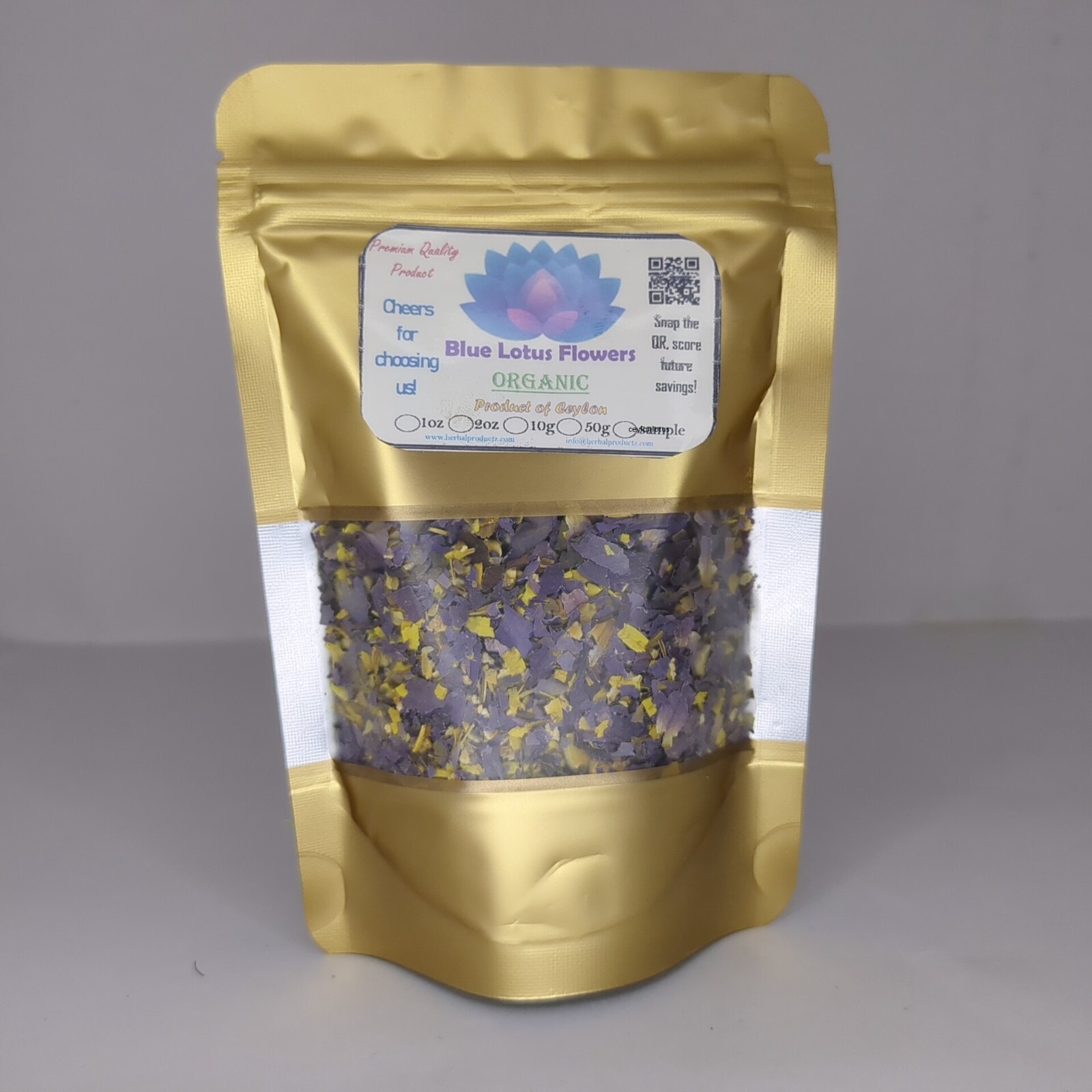 Dried Blue Lotus Cut Flower Pure Nymphaea Caerulea Organic Natural Tea/Smoke 30g