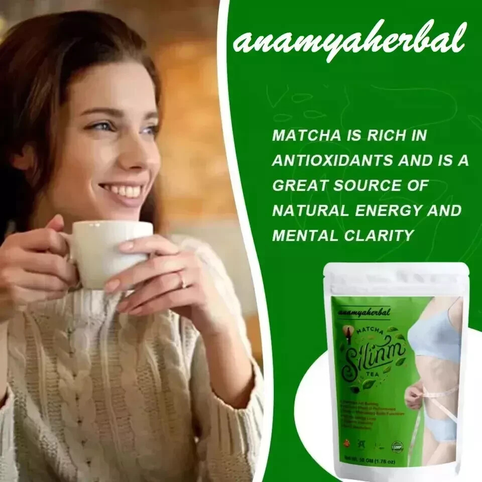 Matcha Slim Green Tea (50gm) Weight Management High In Antioxidants Detoxifying