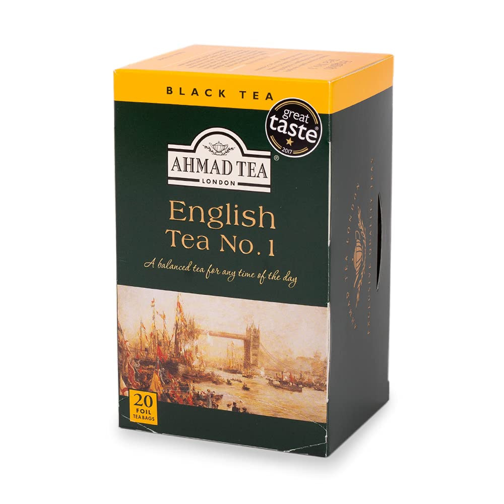 Ahmad English Tea No 1 20 Count Black Tea with Bergamot Flavor Great Taste A…