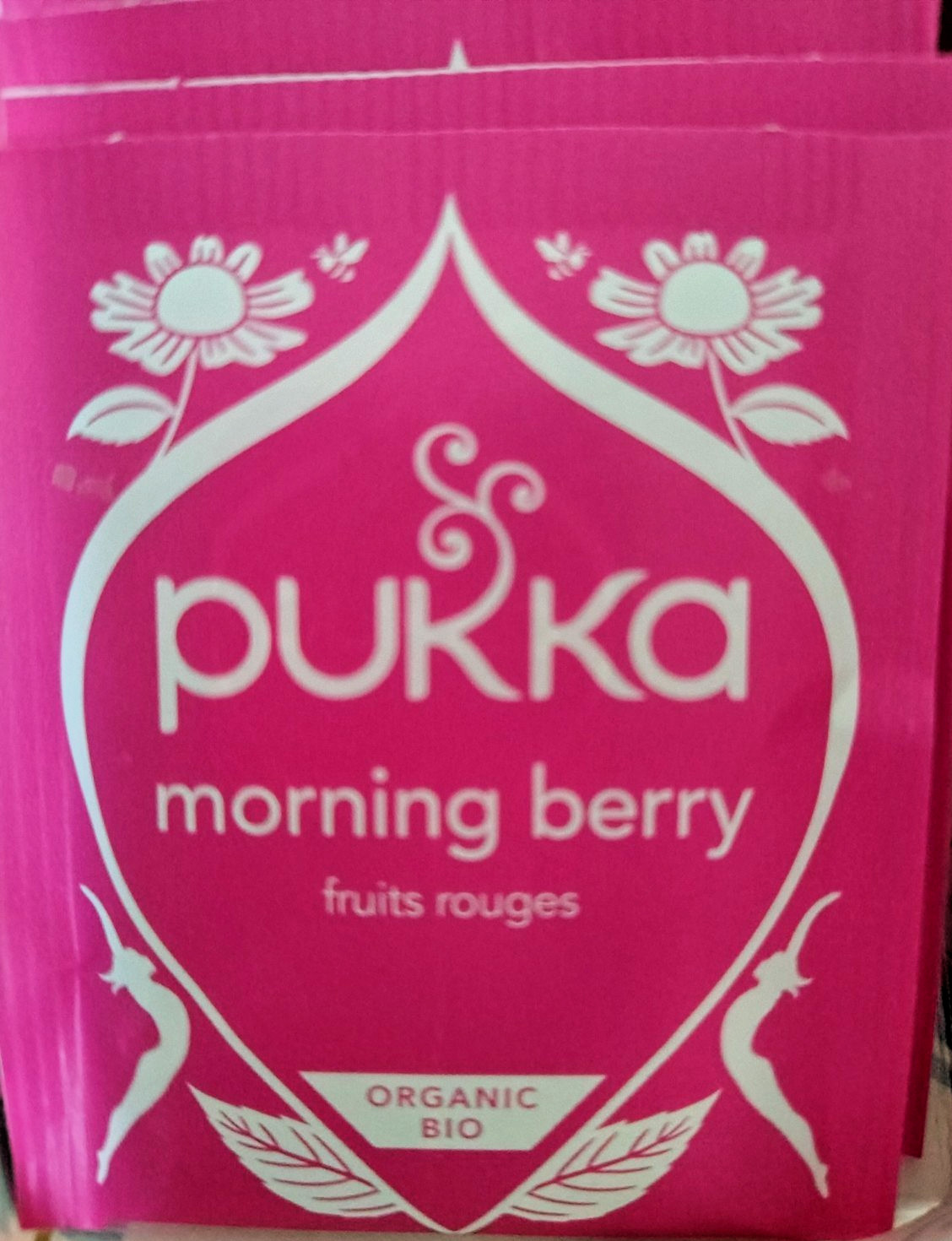 PUKKA Morning Berrty Tea, Organic, Caffeine Free, BB 3/28, Lot of 70 Bags