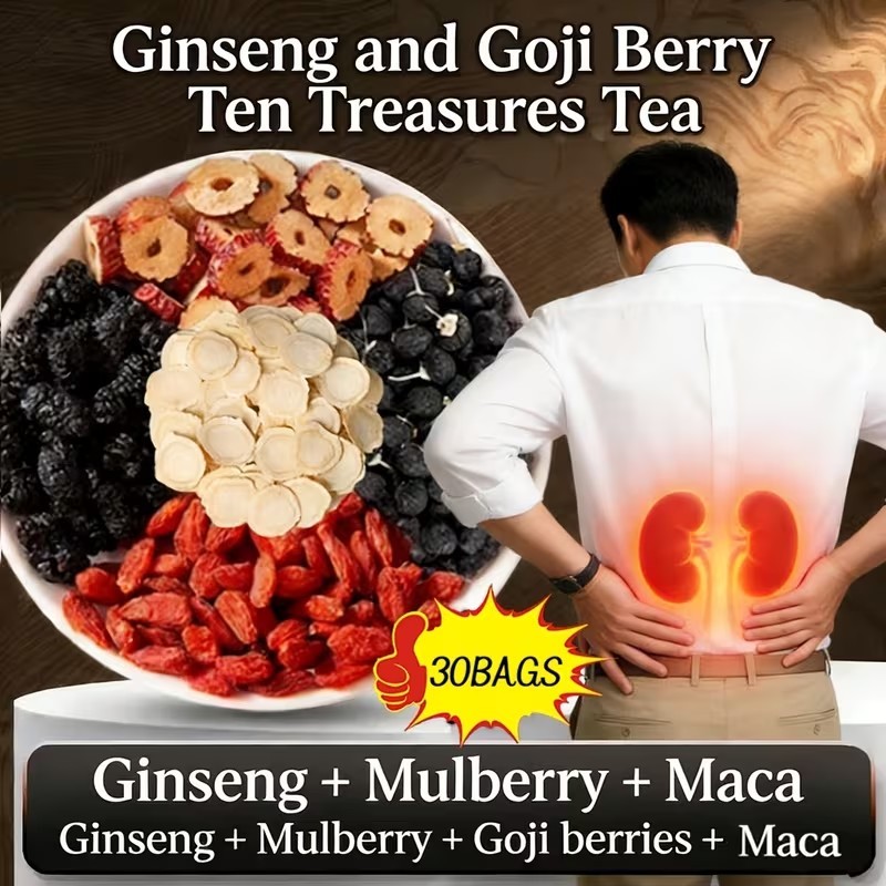 30pcs Ginseng six treasure tea , Kidney tea ,liver tea , red date kidney health