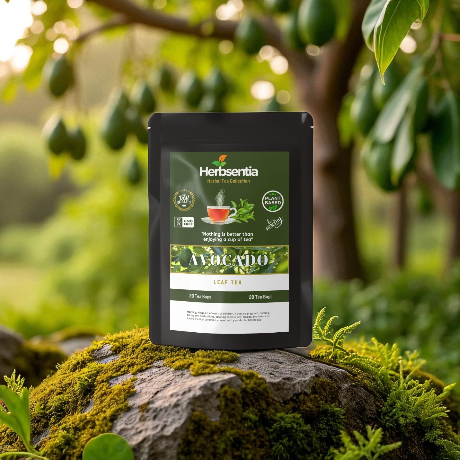 Avocado Leaf Herbal Tea | 20 Tea Bags | Caffeine Free