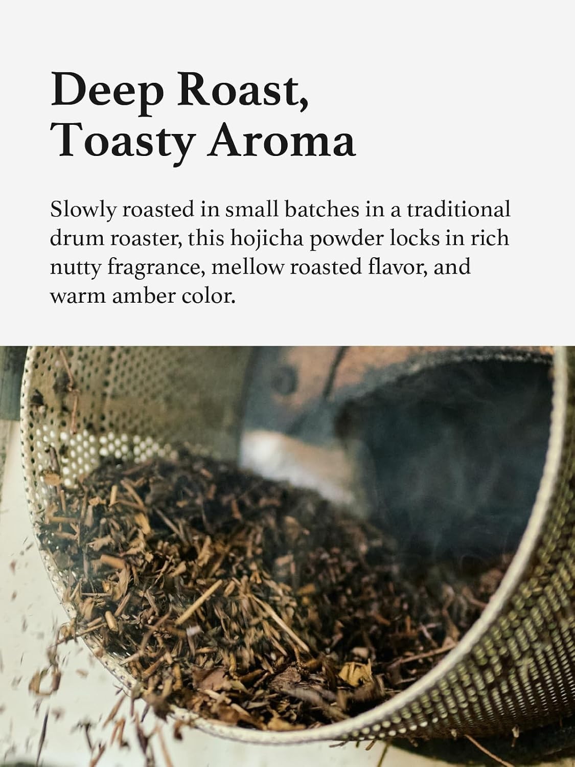 Hojicha Powder, Kyoto Uji, Japanese Roasted Green Tea Latte Powder, Low caffe…