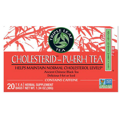 Cholesterid – Pu-erh Tea 20 Bags by Triple Leaf Tea