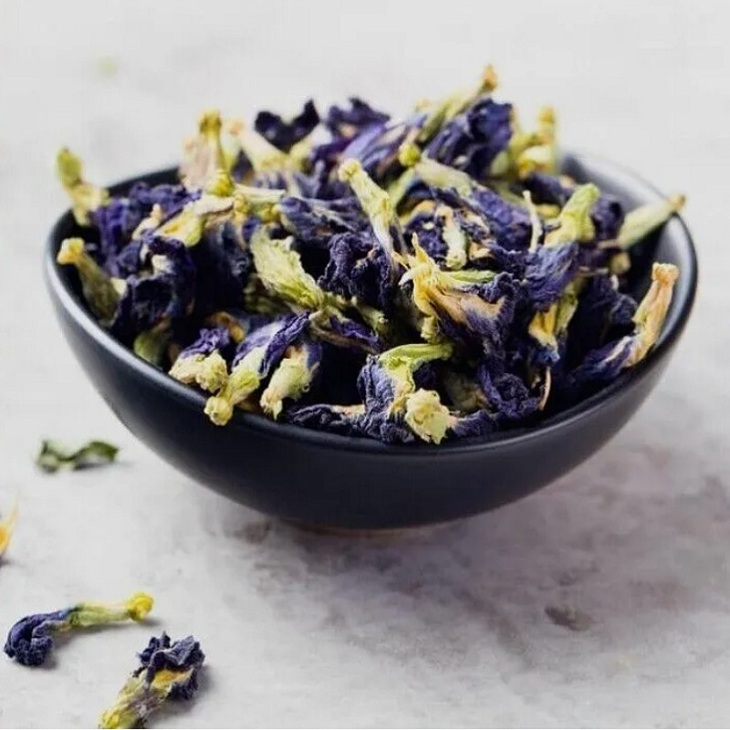 Butterfly Pea Organic Blue Flower Natural Herbal Drink Premium CLITORIA TERNATEN