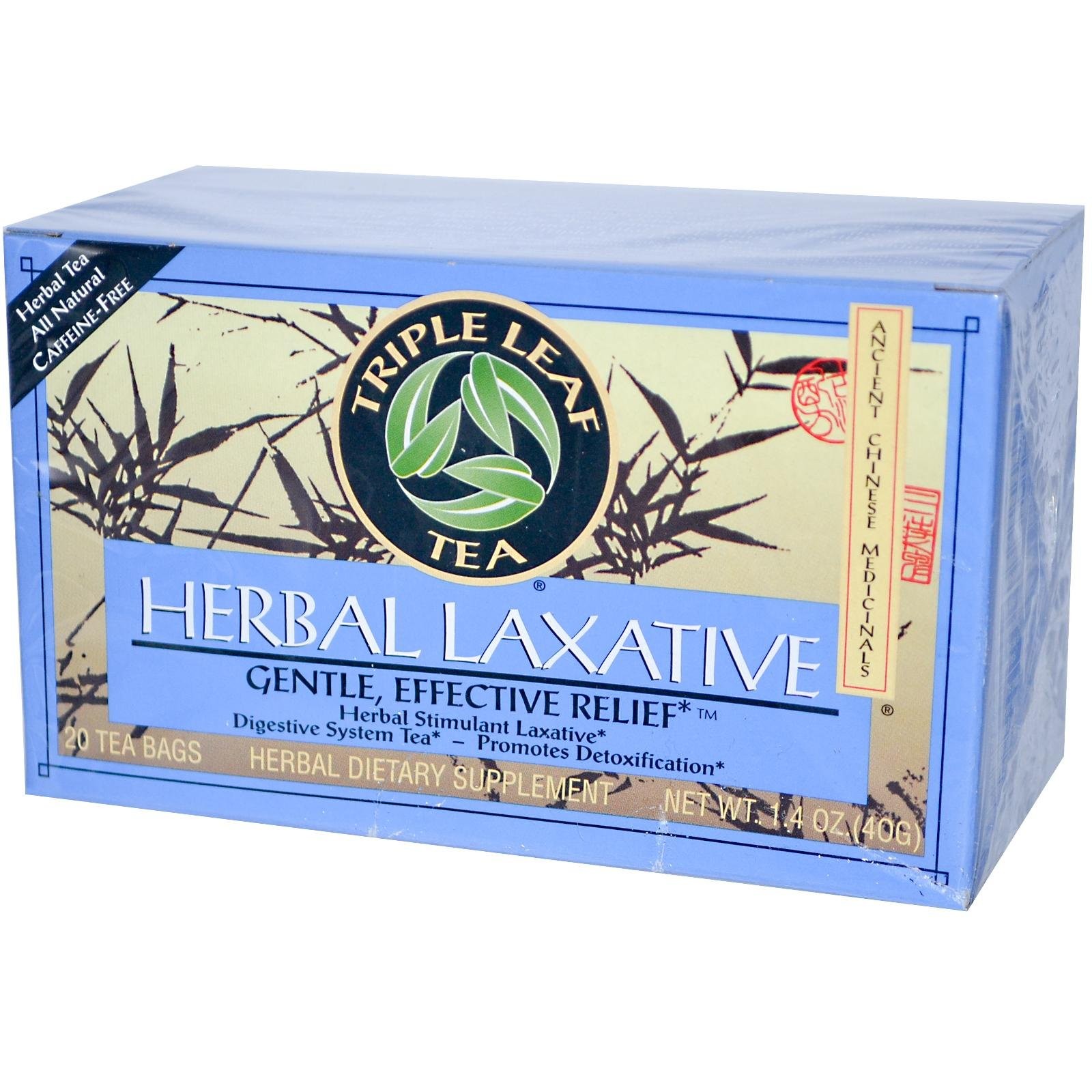 Triple Leaf Tea Herbal Laxative – 20 Bags 20 Count (Pack of 20), Mill