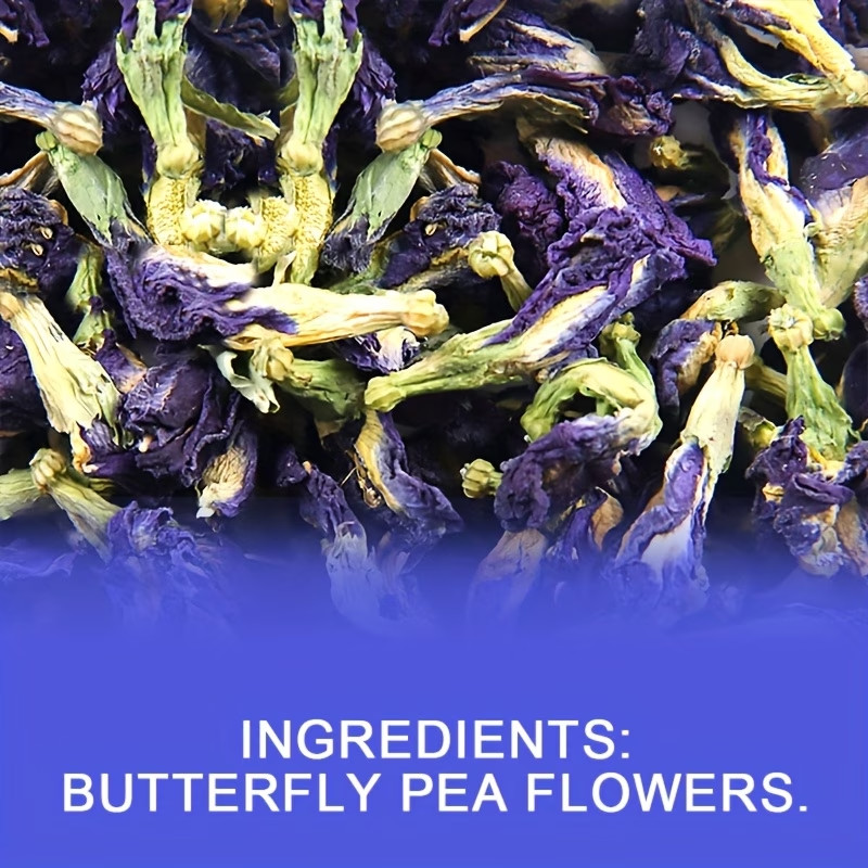 Nature High-grade Butterfly Pea Flower Tea, Rich In Vitamin A, C, E Vegan