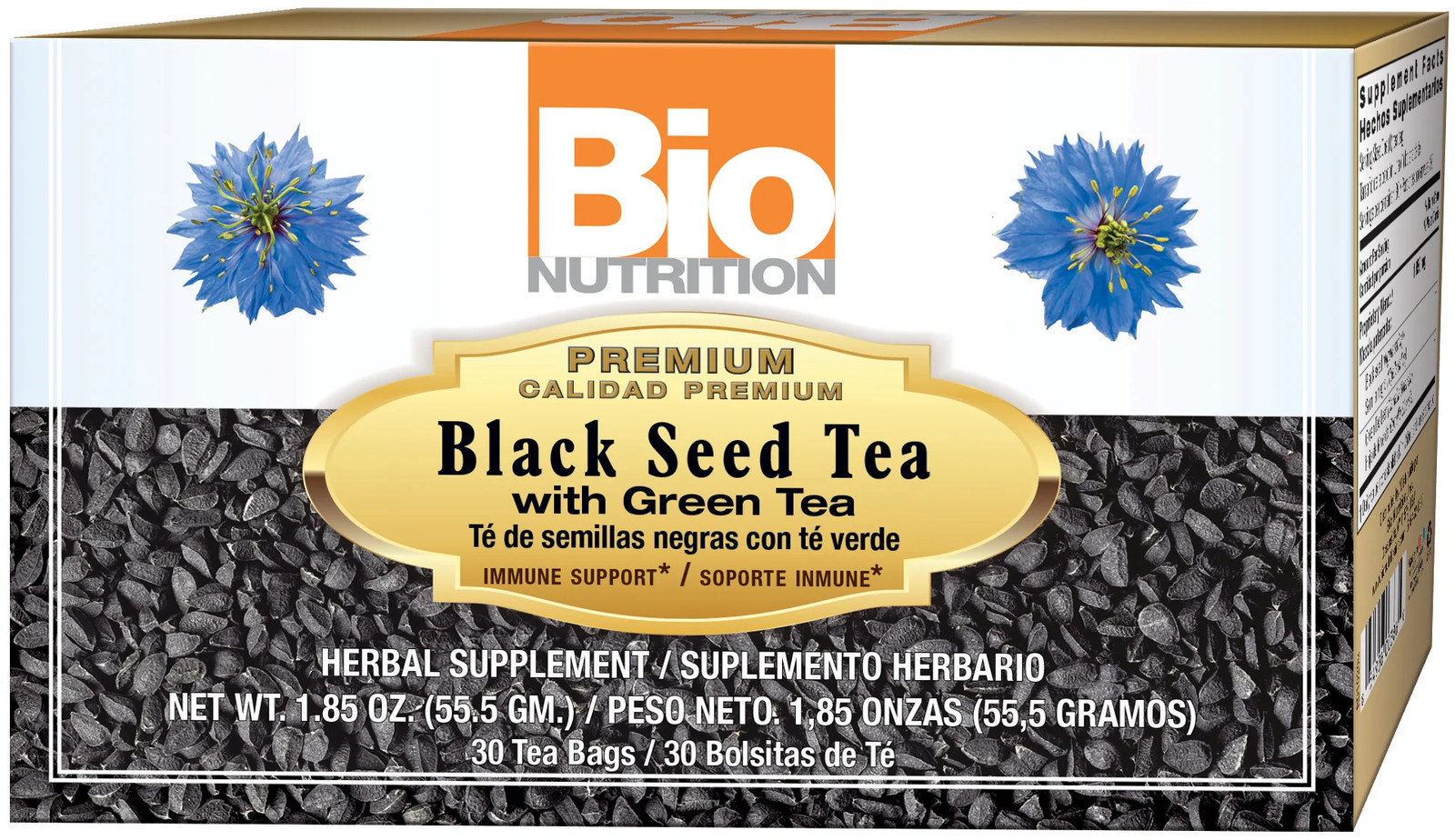 Bio Nutrition – Premium Black Seed Tea with Green Tea 30 Bags