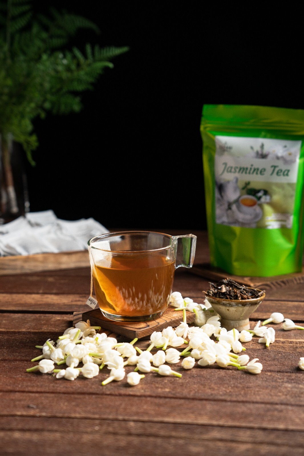 Thai Jasmine Tea Bags 1oz/25 Bags – Assam Black Tea Best Jasmine Blossom