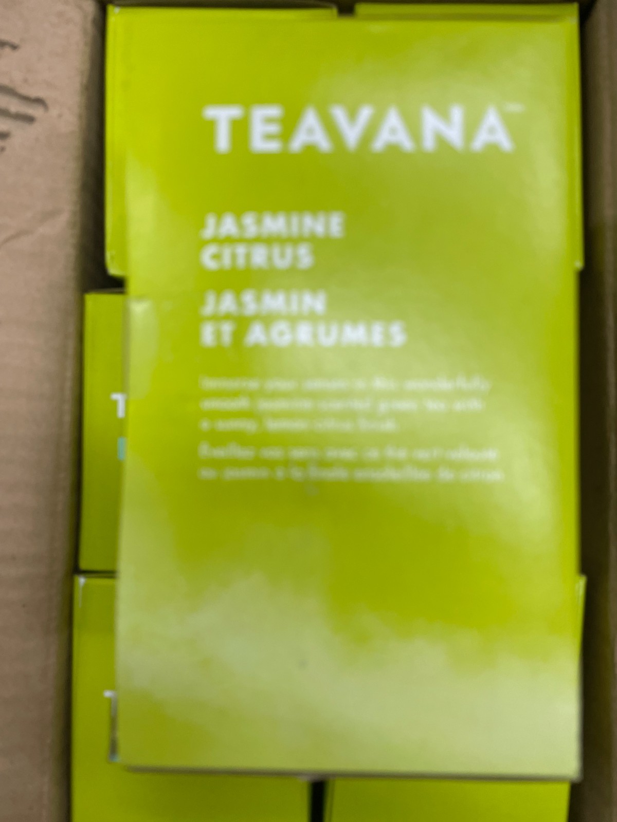 6x Teavana Jasmine Citrus Green Tea 24ct. Filterbags
