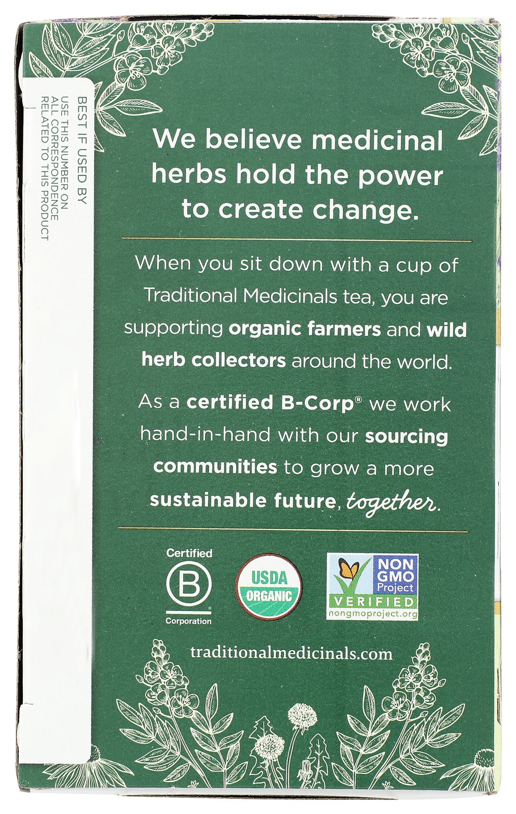 Traditional Medicinals Organic Chamomile & Lavender Herbal Tea 16 Count 3 Pack