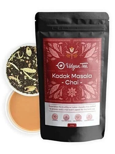 Udyan Tea |Herbal Tea |Vegetarian |KADAK MASALA|| 100g free shipping world wide