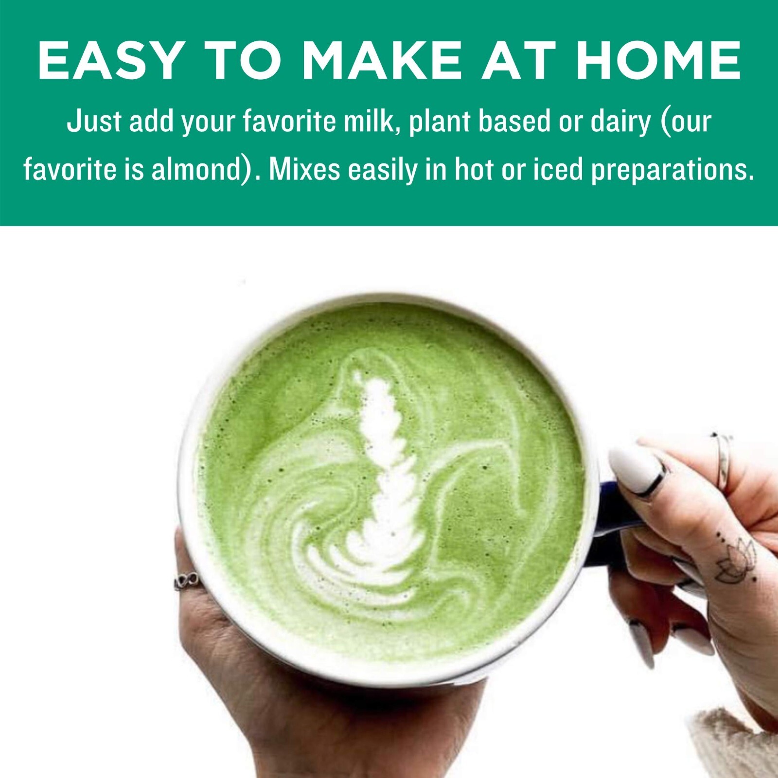 Jade Leaf Matcha Organic Café Style Sweetened Matcha Latte Premium Barista Cr…