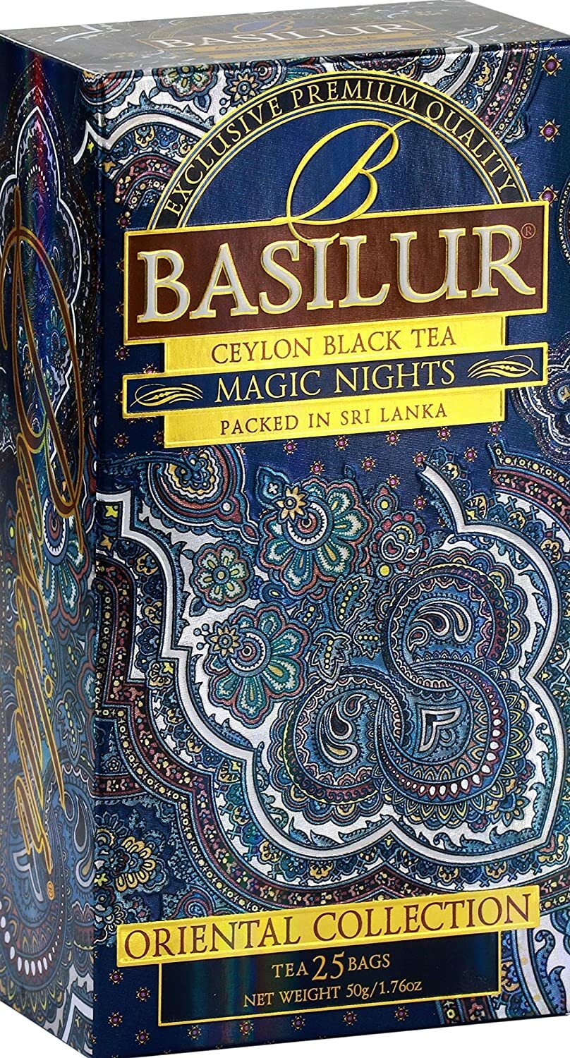Basilur Magic Night Orintal Tea collection Black Tea, 25 bags