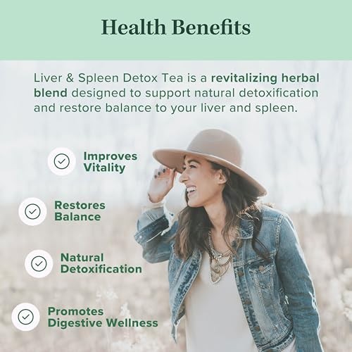 Organic Liver & Spleen Detox Tea – Dandelion, Burdock, Ginger, Orange Peel – Sup