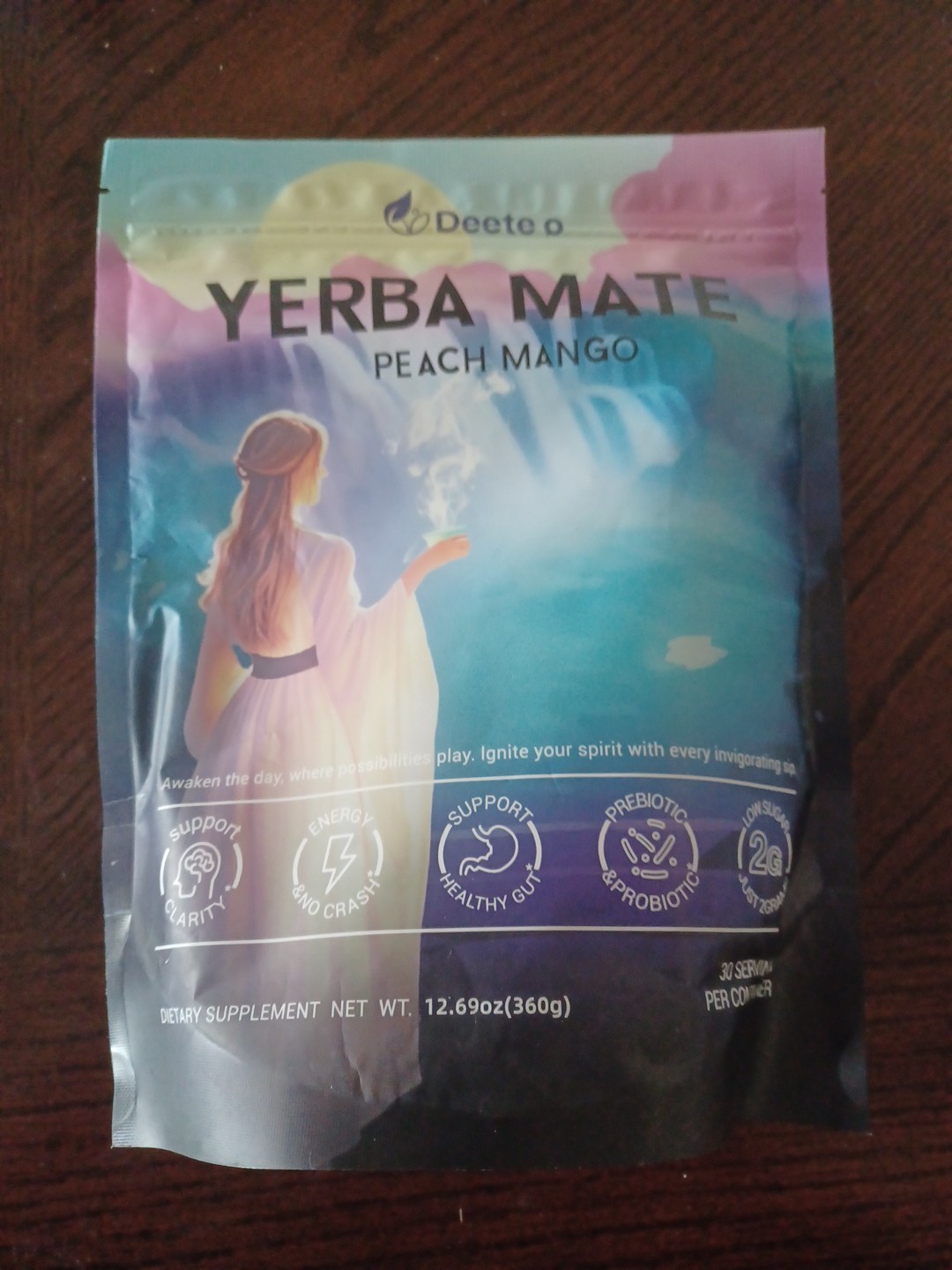 Yerba Mate Peach and Mango – 30 Servings- Exp 04/2027
