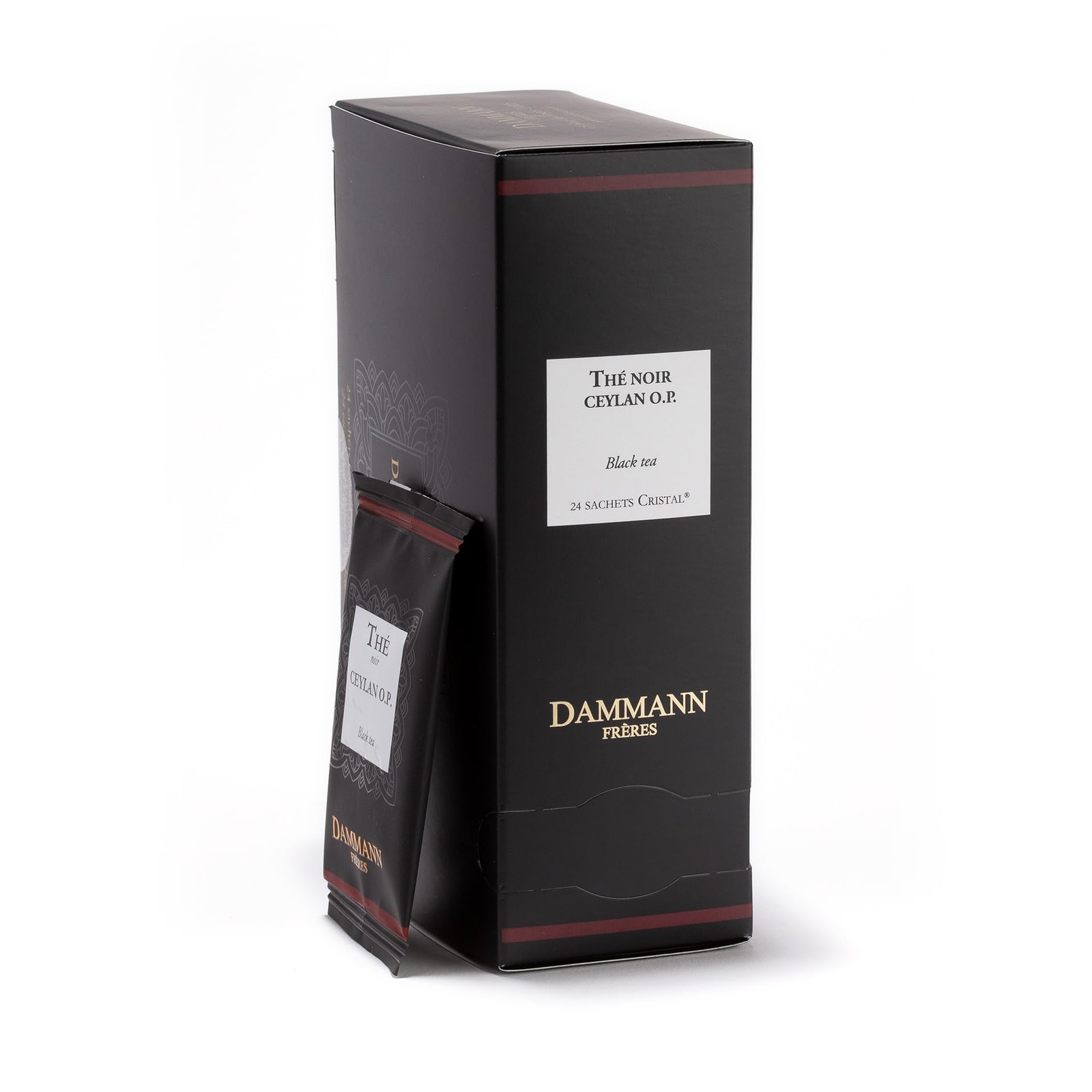 Dammann Freres Satchets, Ceylan O.P. Tea Bags, Premium Gourmet French Black T…