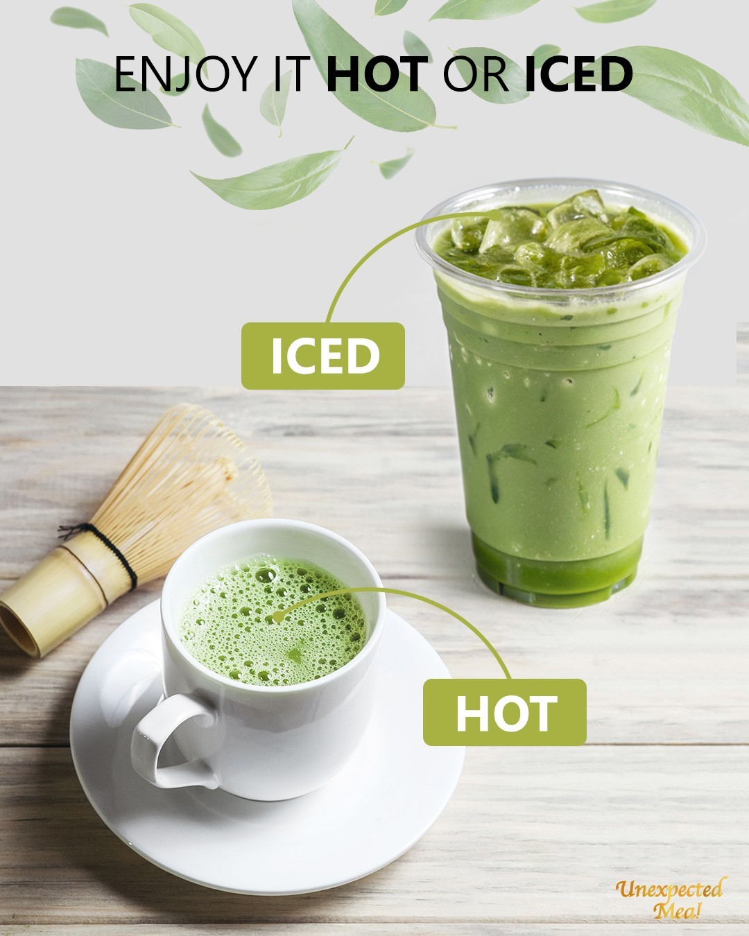NEURANGPUL Korean Jeju Matcha Latte Powder Base 400g (14.1oz) Green Tea Latte