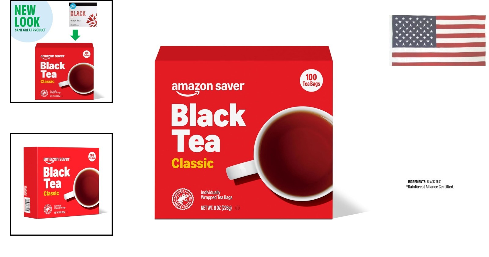Happy Belly Classic Black Tea, 100ct Bags