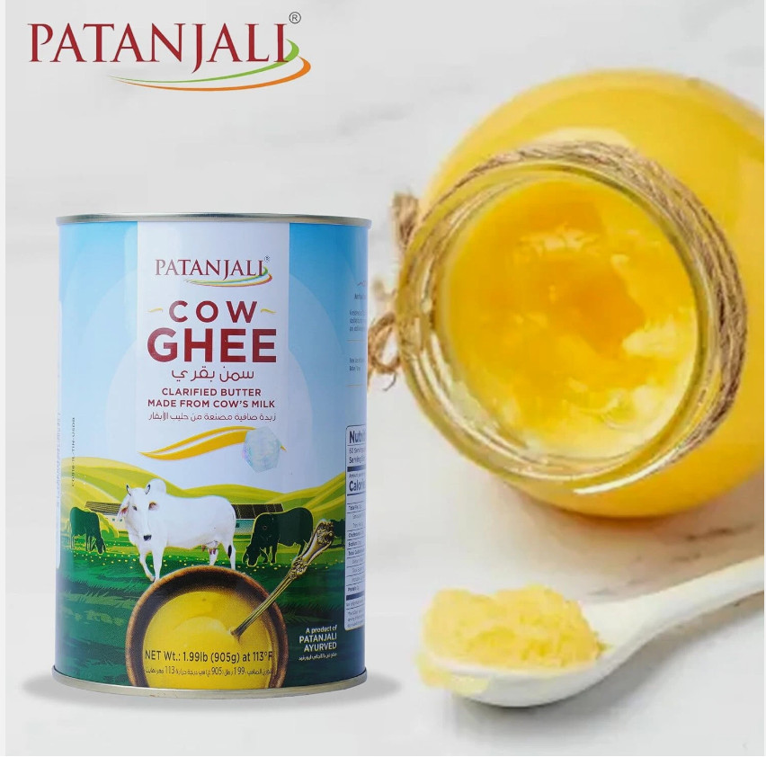 Patanjali Cow Ghee 1 kg 2 tin total 2 kg
